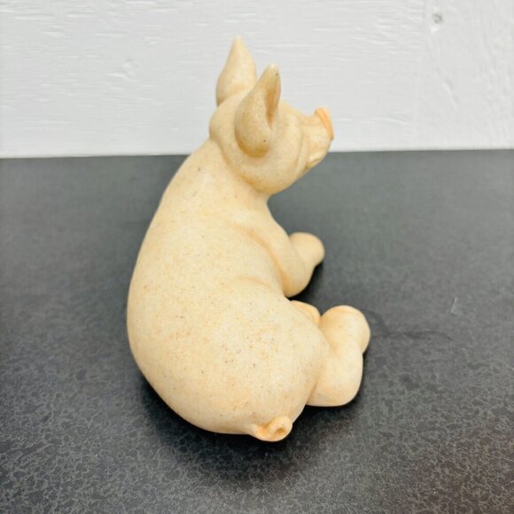 Quarry Critters "Pickle" the pig figurine by Second Nature Designs @2000 - Picture 6 of 9